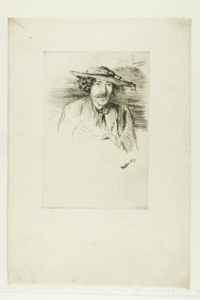 Whistler med hatt av James Abbott McNeill Whistler