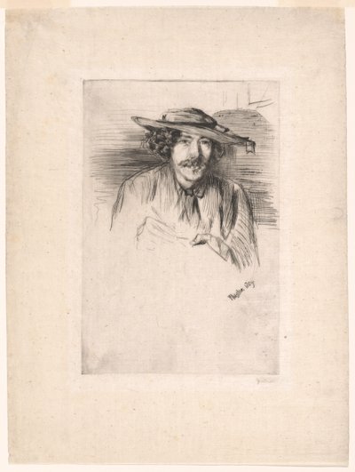 Whistler med hatt av James Abbott McNeill Whistler