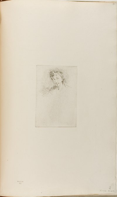 Whistler med White Lock av James Abbott McNeill Whistler