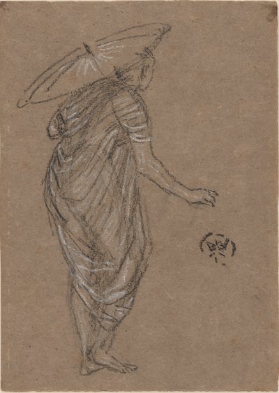 Kvinne med parasoll av James Abbott McNeill Whistler