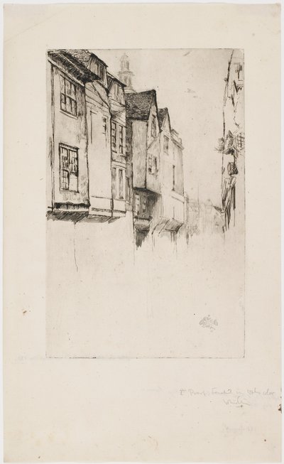 Great Street, London av James Abbott McNeill Whistler