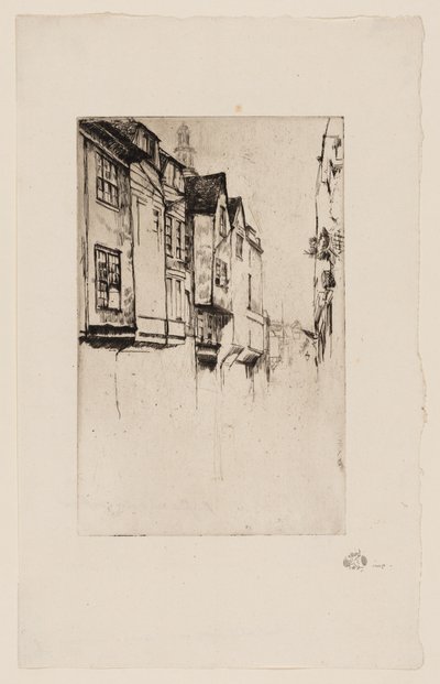 Great Street, London av James Abbott McNeill Whistler