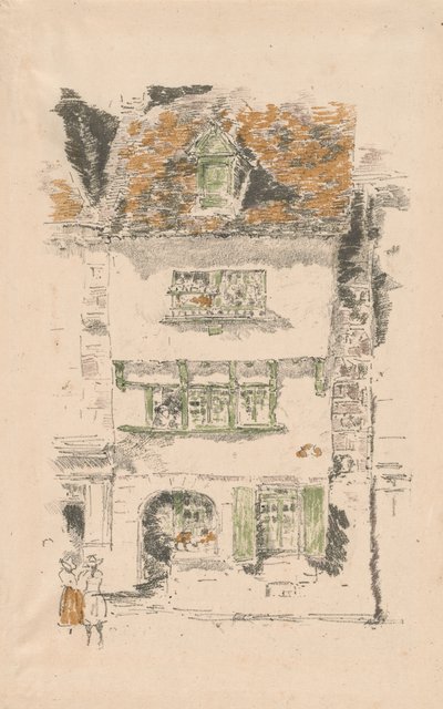 Gult hus, Lannion av James Abbott McNeill Whistler