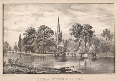 Stratford på Avon. av James Merritt Ives