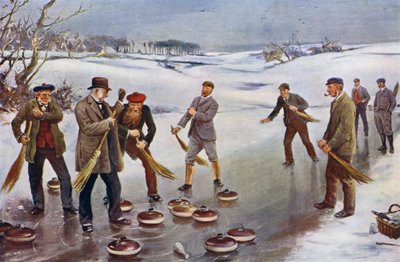 Curling (farge litho) av James Michael Brown