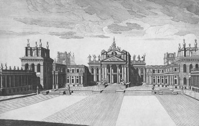 Blenheim Palace, Woodstock, Oxfordshire, midten av 1700-tallet av James Mynde
