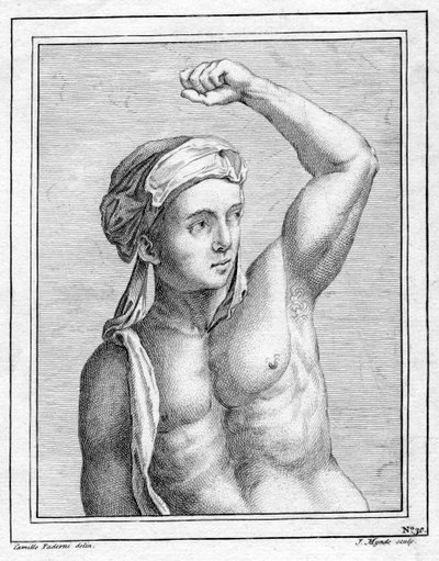 Ukjent portrett, 1700-tallet av James Mynde