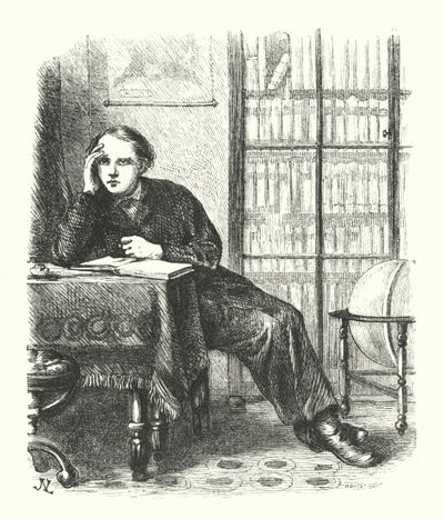 The Earnest Student (gravering) av James N. Lee