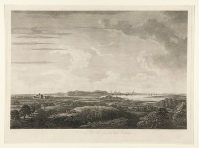 En utsikt over Boston tatt på veien til Dorchester av James Newton