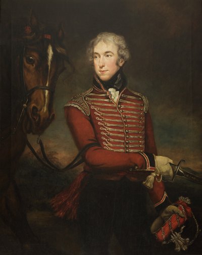 Portrett av Sir John Fleming Leicester, Bart., ca. 1802 av James Northcote