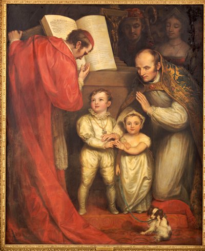 Ekteskapet til Richard av Shrewsbury, hertugen av York, med Lady Anne Mowbray, 1820 av James Northcote
