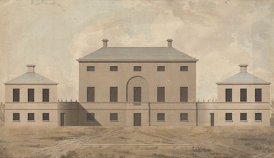 Shrubland Hall, Suffolk: Høyde av James Paine