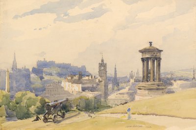 Edinburgh fra Calton Hill av James Paterson
