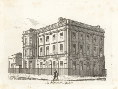 Harewood House, Hanover Square, London av James Peller Malcolm