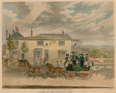 Utsikt over Highgate Road av James Pollard