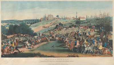 Påskemandag. 1. Slå ut hjort ved Buckits Hill, Epping Forest av James Pollard