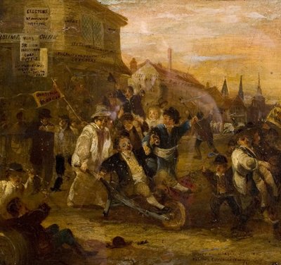 Valgopprør i Coventry, 1861 av James Pollard
