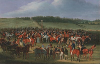 Epsom Races: The Betting Post av James Pollard