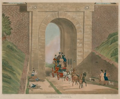 Highgate Archway av James Pollard