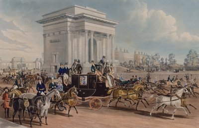 Hyde Park Corner av James Pollard
