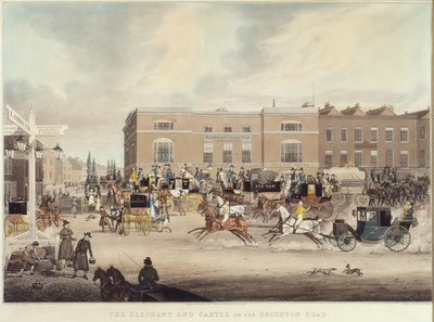 Elefanten og slottet på Brighton Road av James Pollard