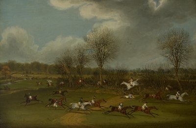 The St Albans Grand Steeplechase 8. mars 1832, 1832-33 av James Pollard
