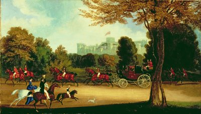 William IV kjører i Windsor Park av James Pollard
