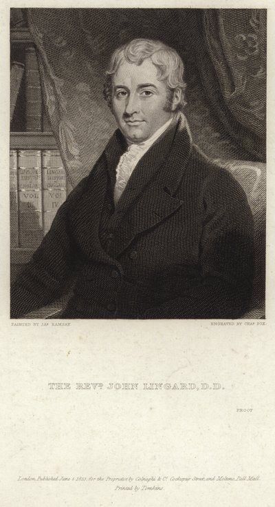 Portrett av John Lingard av James Ramsay