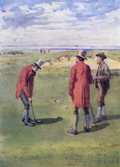 Golfere på Leith Links av James Riddel