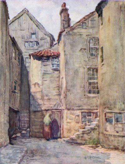 Gamle hus, College Wynd av James Riddel