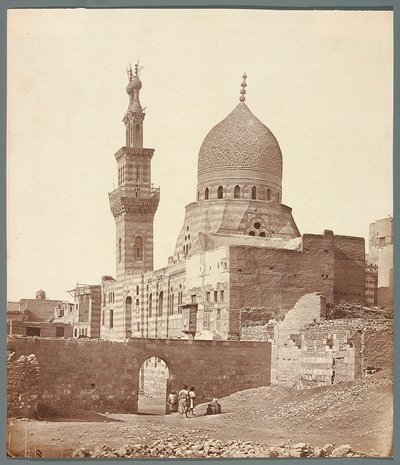 Egypt. Kairo. Religiøst gravkompleks for den mamelukkiske emiren Kani Bey Ar-Rammah (1503) av James Robertson