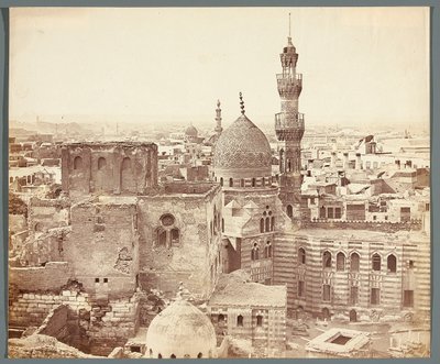 Egypt. Kairo. Utsikt over en av moskeene av James Robertson