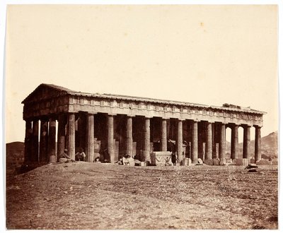 «Thesevs-tempelet» [Athen. Theseion - egentlig Hefaistos-tempelet] av James Robertson