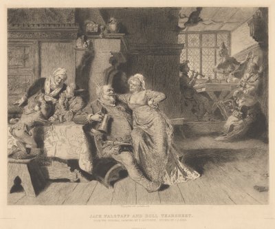 Jack Falstaff og Doll Tearsheet av James S. King