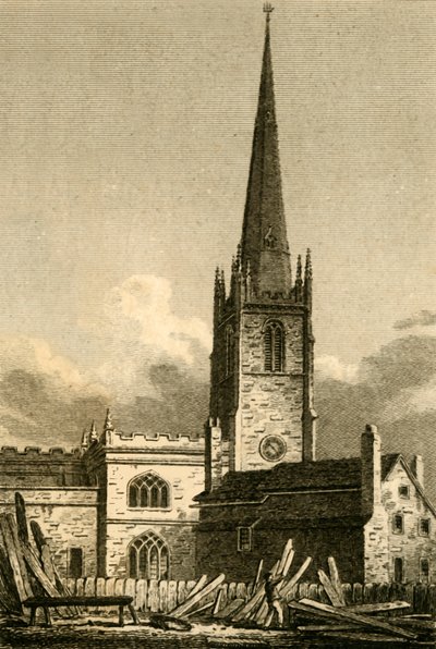 'St. Nicholas Church, Liverpool', 1812. av James Sargant Storer
