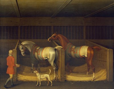 Veddeløpshester eid av Ambrose Phillips av James Seymour