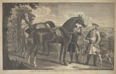To jegere som tilhører hans nåde, hertugen av Bolton av James Seymour