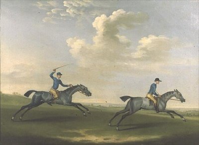 To veddeløpshester trenes av James Seymour