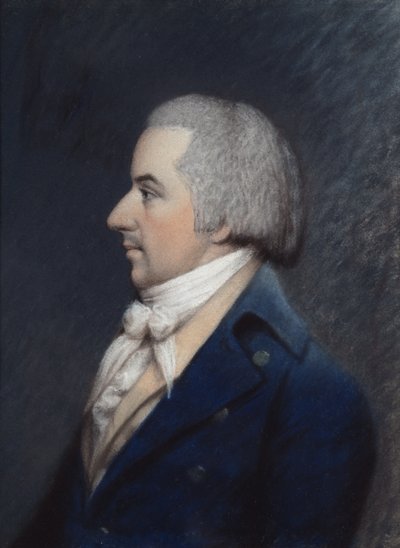 Le Duc de Liancourt (pastell på grått papir) av James Sharples