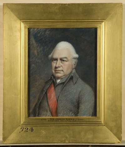 Sir Joseph Banks, engelsk naturforsker av James Sharples