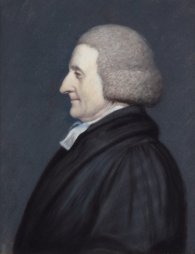 Rev. Richard Greaves (pastell på grått papir) av James Sharples