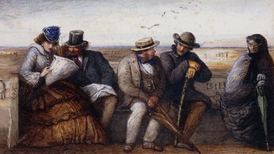 Seaside sladder, av James Smetham