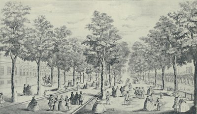 Society in the Mall, 1741, 1920 av James Smith