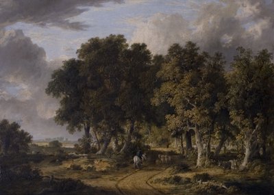 A View in the New Forest, midten av 1800-tallet av James Stark