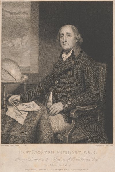 Kaptein Joseph Huddart av James Stow