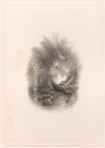 Fire at Sea (vignett) av James T. Willmore