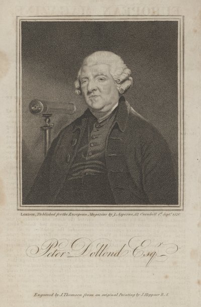Peter Dollond Esq av James Thomson
