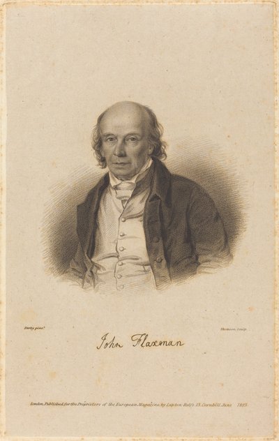 John Flaxman av James Thomson after William Derby