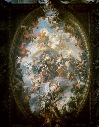 Tak i den malte salen, 1707-14 av James Thornhill