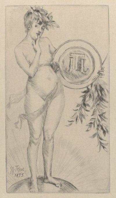 Første frontispice med monogrammet, 1875. av James Tissot